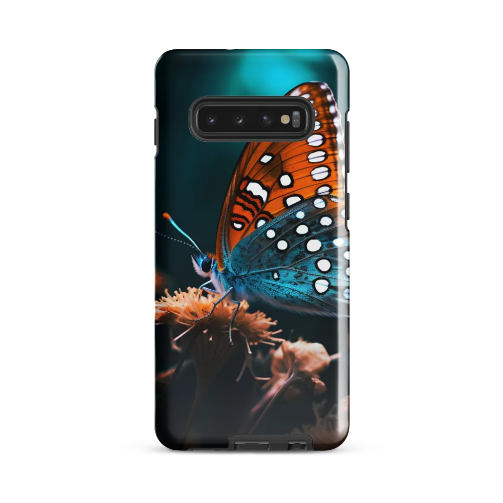 Whispers of Color: The Butterfly's Embrace | Phone Case |  S10 Plus | Tough Case | Glossy