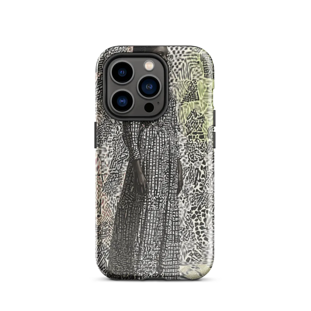 Elegance in Abstract Patterns | Phone Case |  14 Pro | Tough Case | Glossy