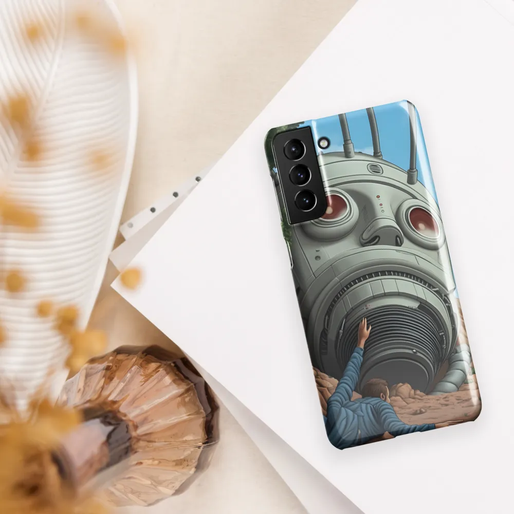 The Descent into Technological Abyss | Phone Case |  S21 Plus | Snap Case | Glossy