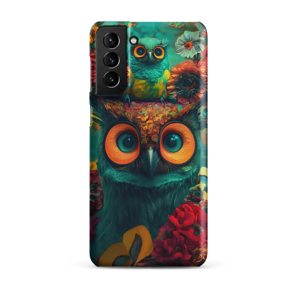 Majestic Harmony: The Floral Owl