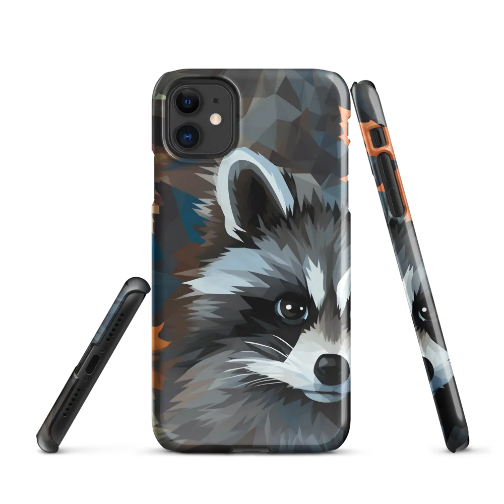 Whispers of Autumn: The Raccoon's Gaze