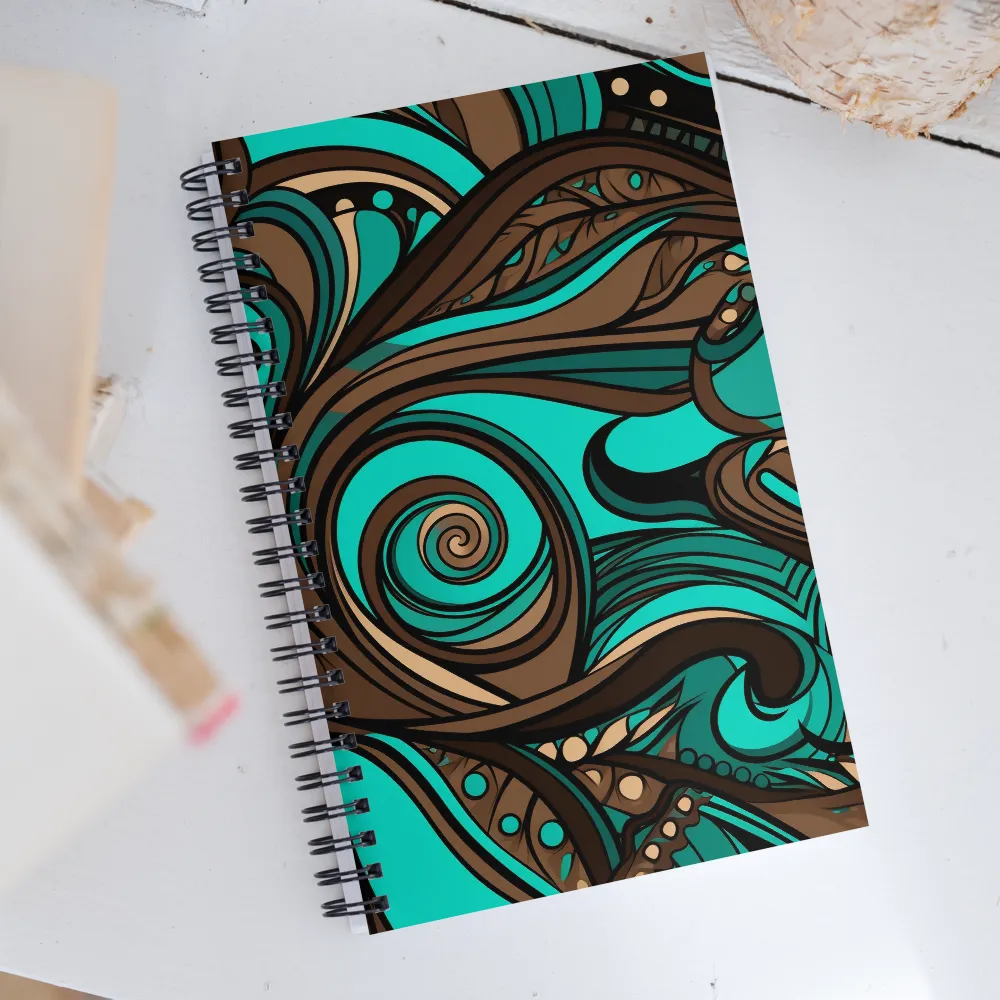 Fluctuating Currents | Spiral Notebook