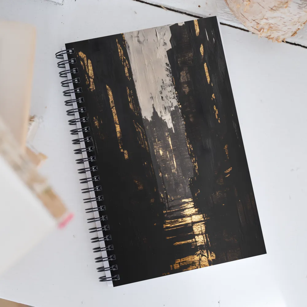 Whispers of Gold | Spiral Notebook