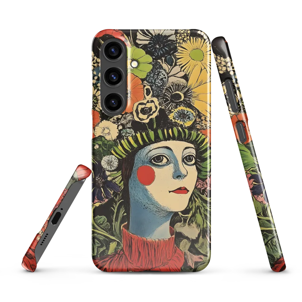 Floral Whimsy: A Portrait of Nature's Embrace