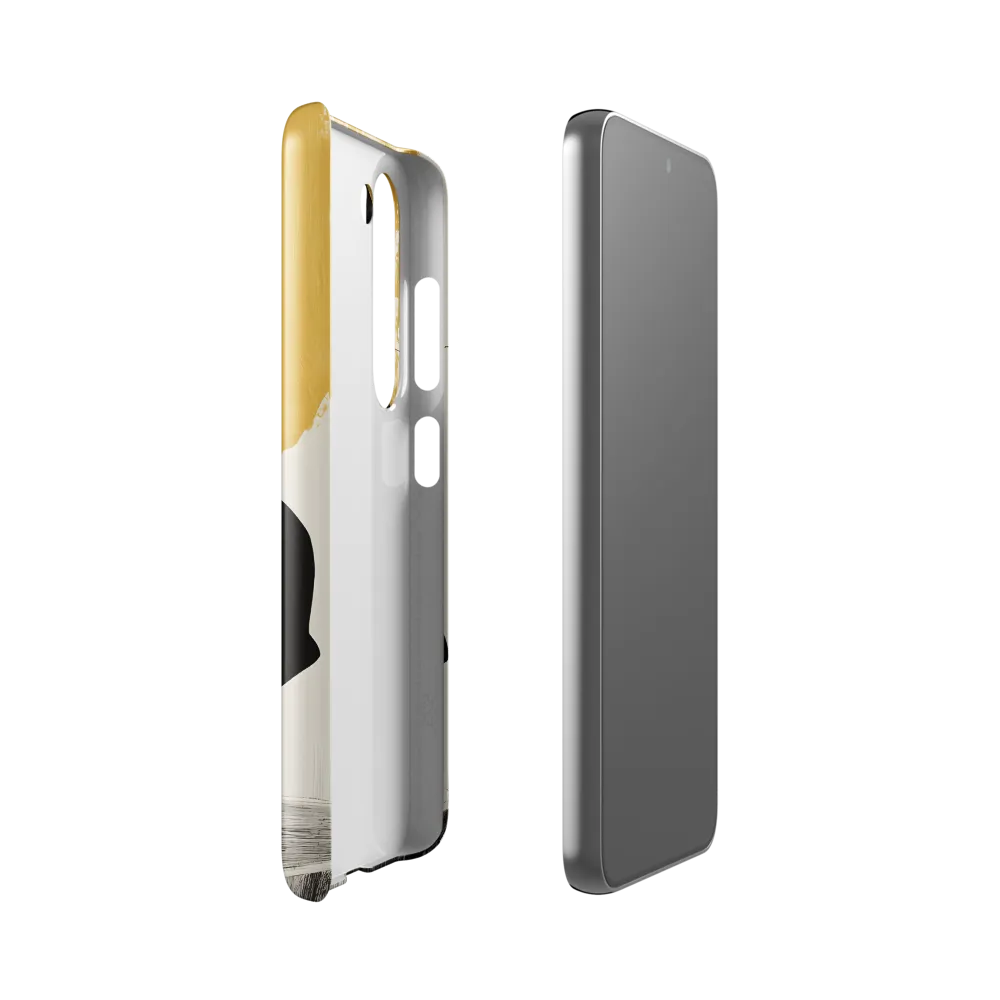 Golden Serenity: A Minimalist Portrait