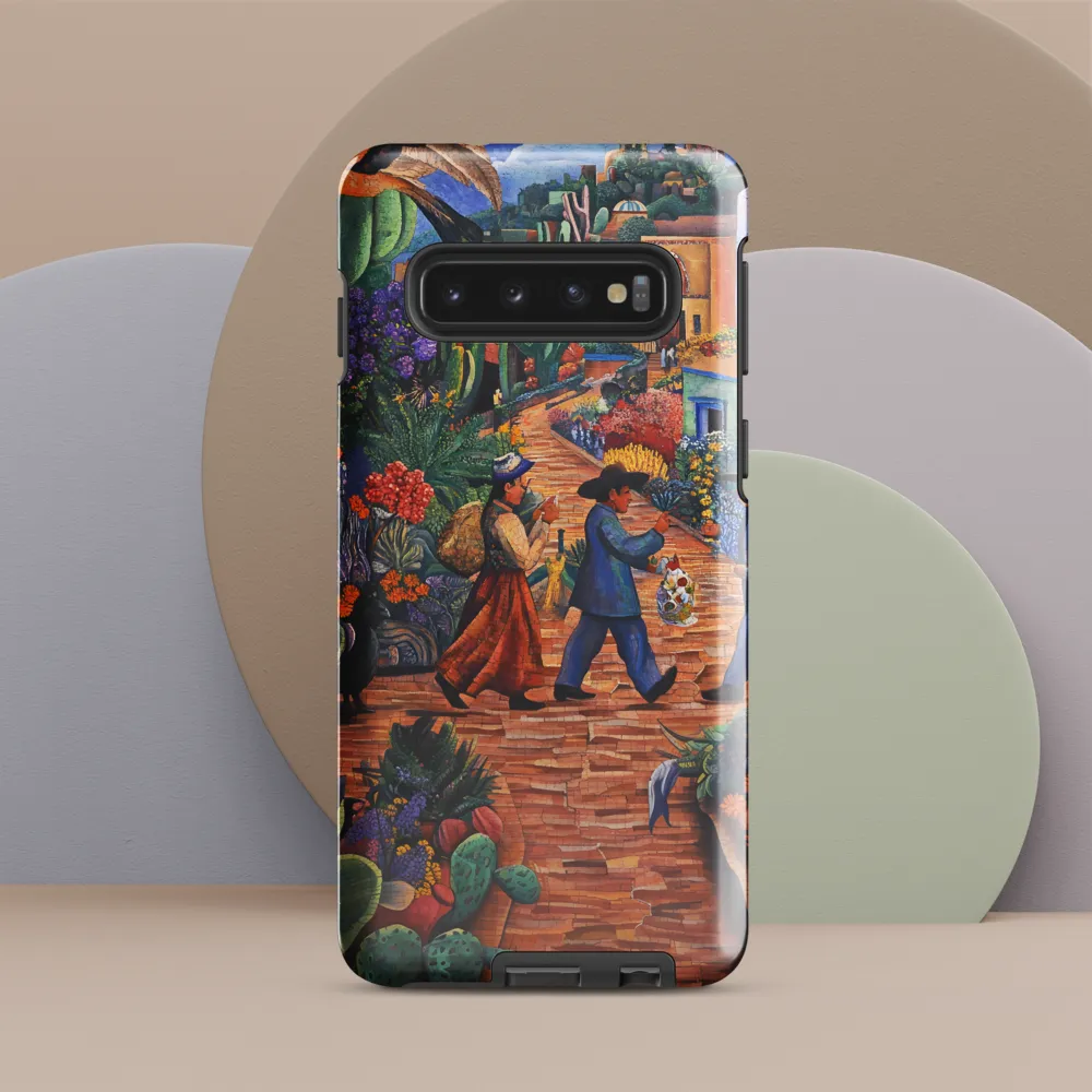 A Mosaic Journey Through Colorful Landscapes