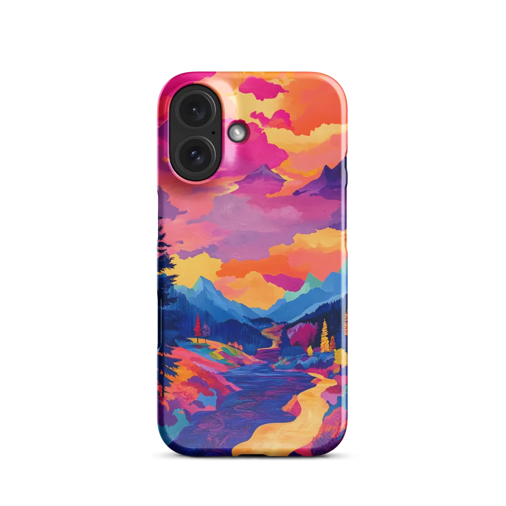 Radiant Serenity: A Surreal Landscape | Phone Case |  16 | Snap Case | Glossy