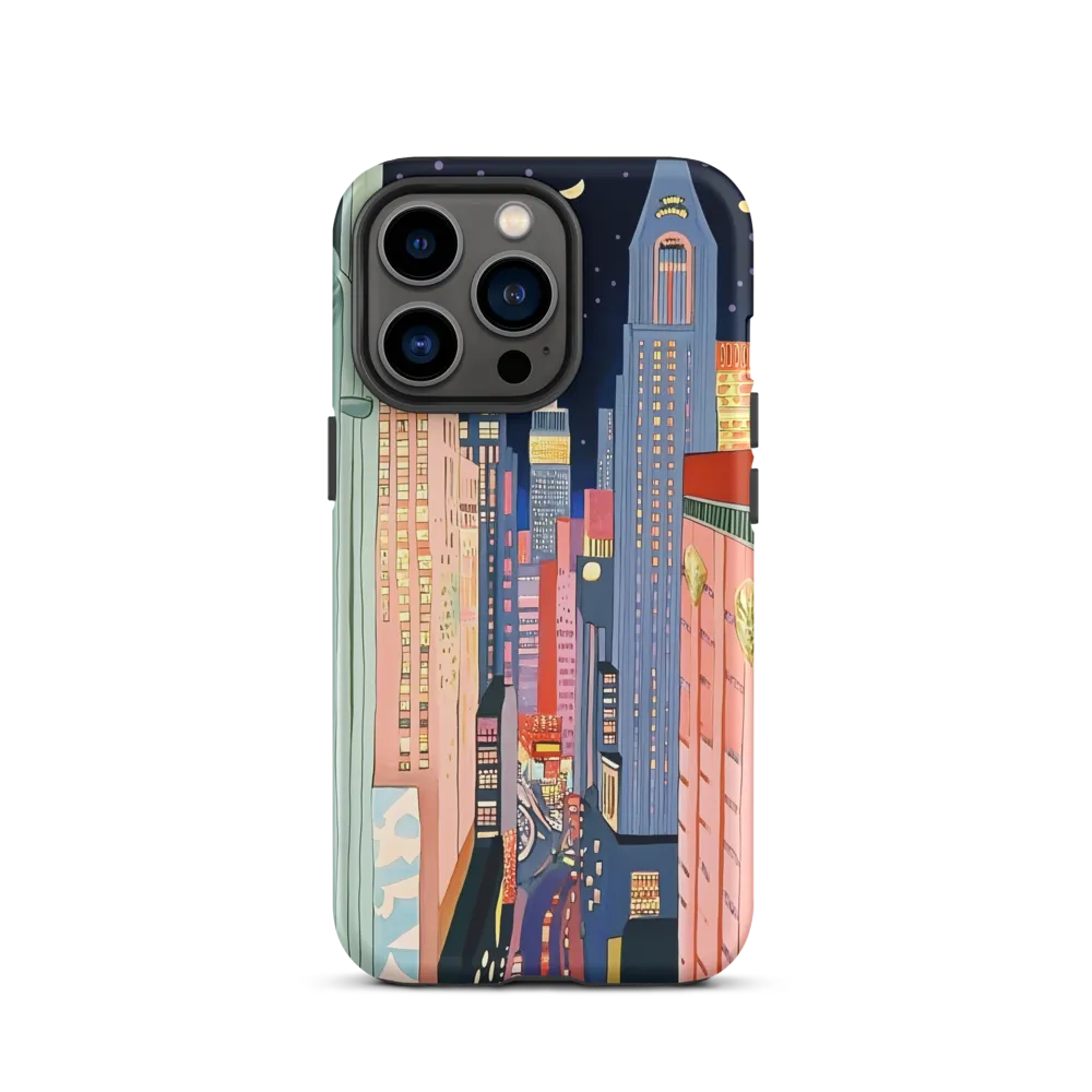 Urban Dreamscape: A Pop Art Night | Phone Case |  13 Pro | Tough Case | Matte