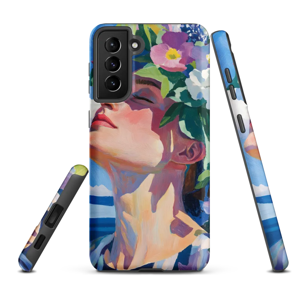 Blossom of Serenity | Phone Case |  S21 Plus | Tough Case | Matte
