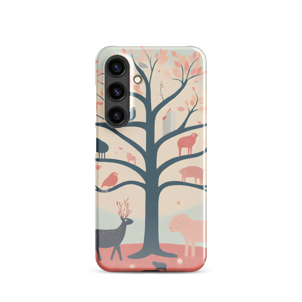 Whimsical Tree with Playful Creatures