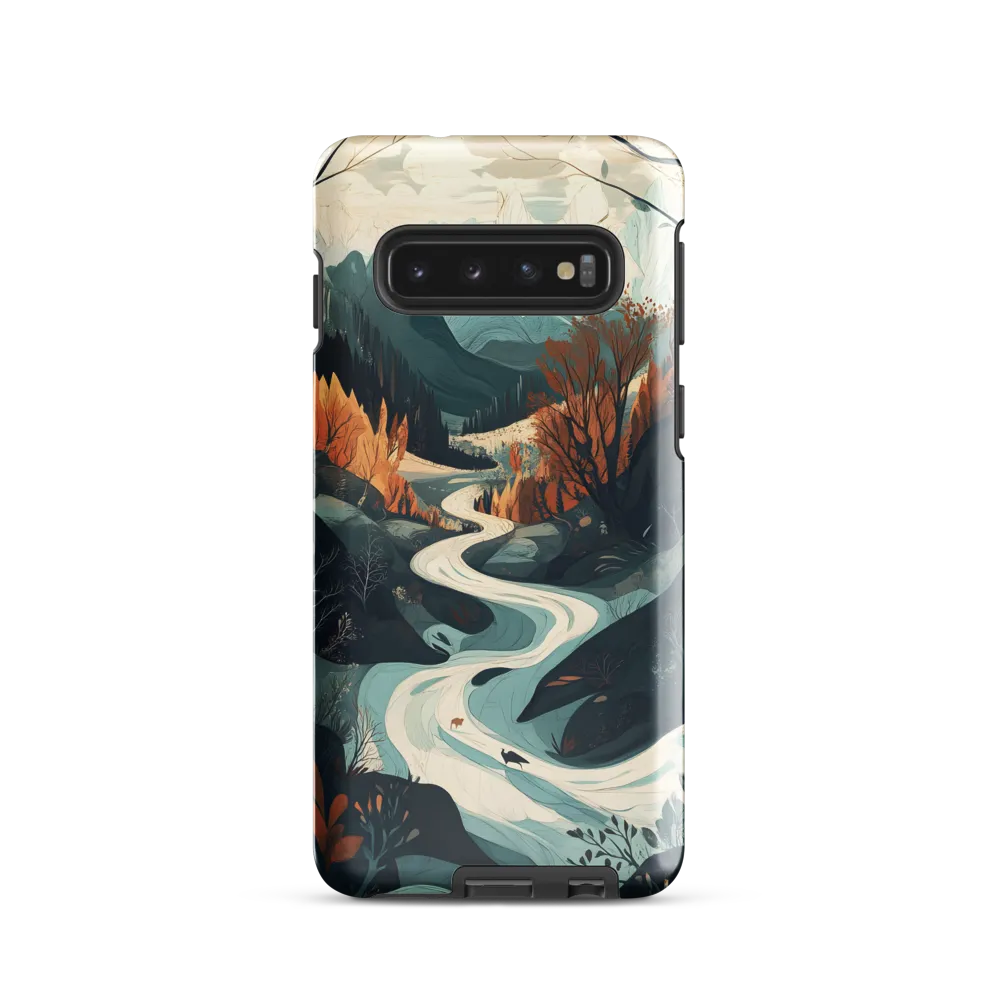 Winding Serenity: A Digital Landscape