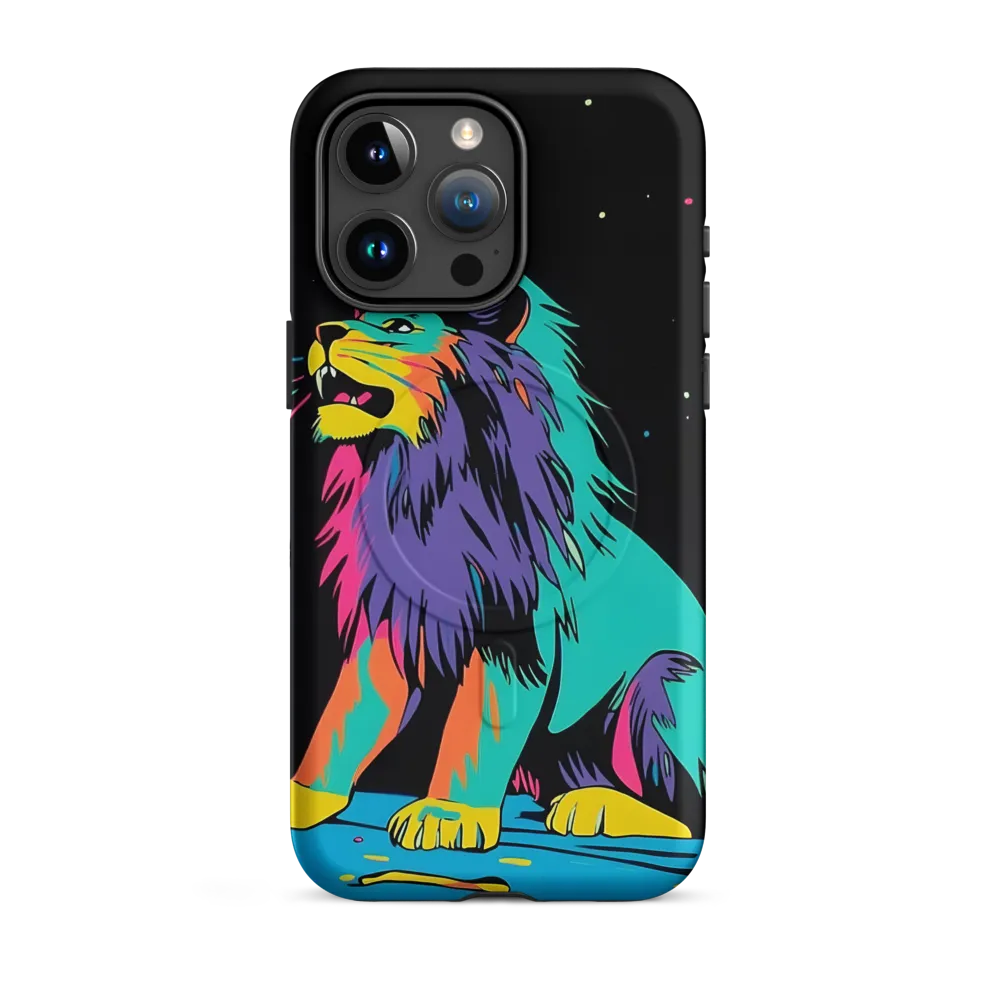 Roaring Colors: The Neon Lion