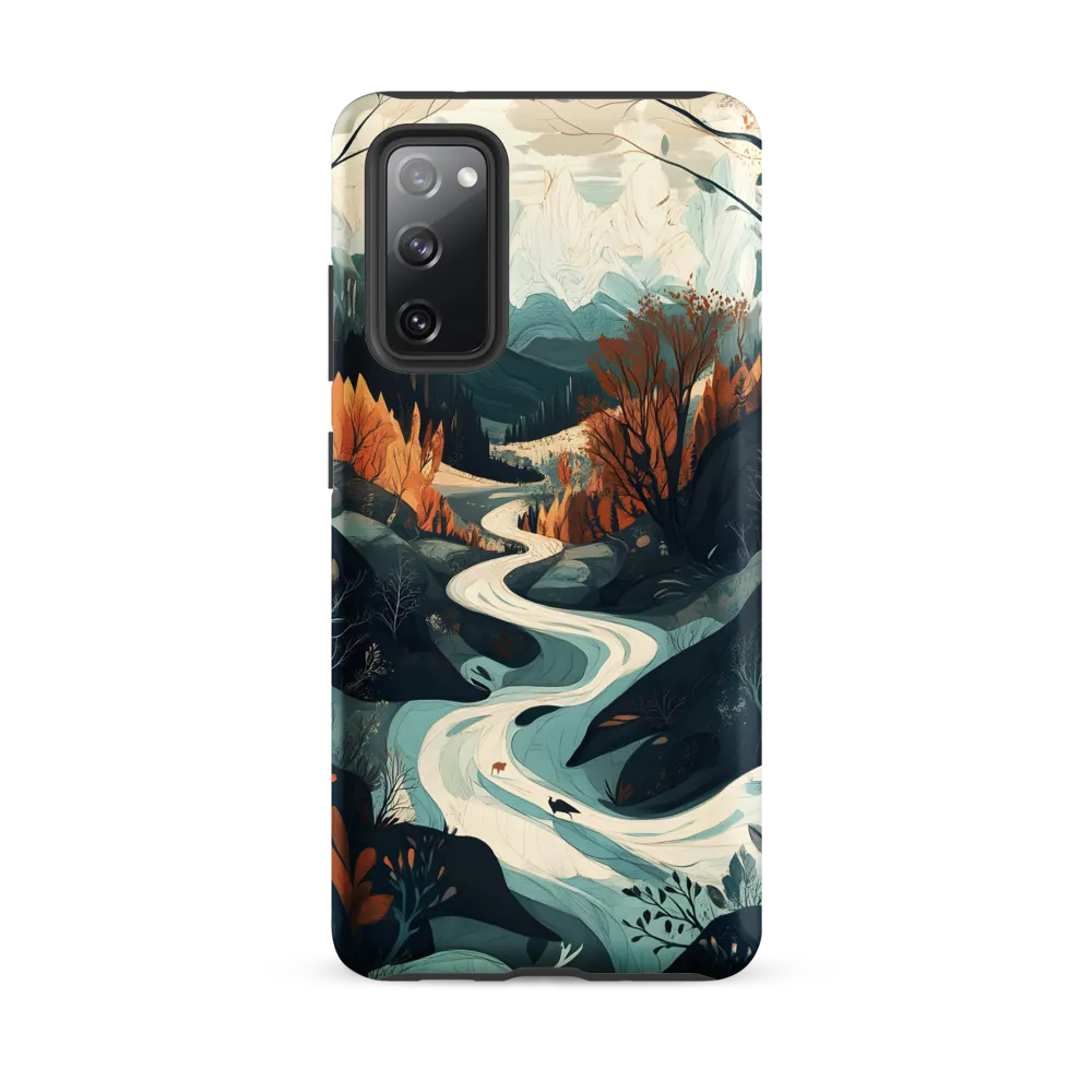 Winding Serenity: A Digital Landscape
