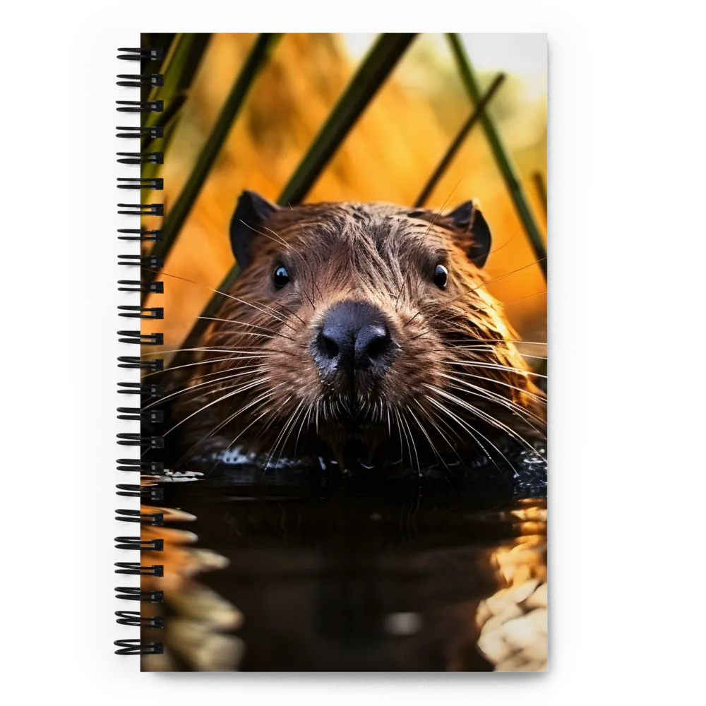 Beaver Serenity: A Natural Portrait | Spiral Notebook