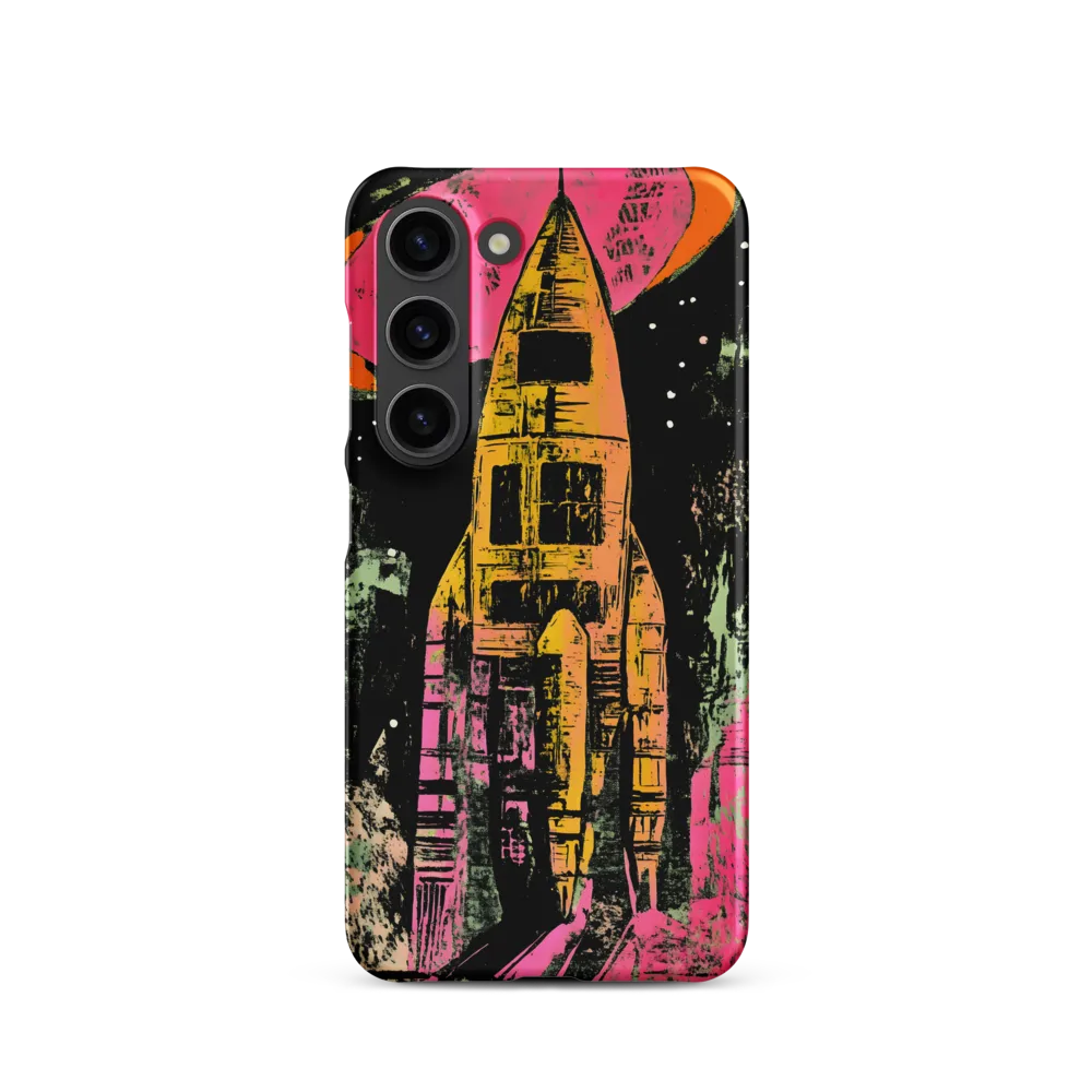 Cosmic Voyage: A Surreal Rocket Adventure