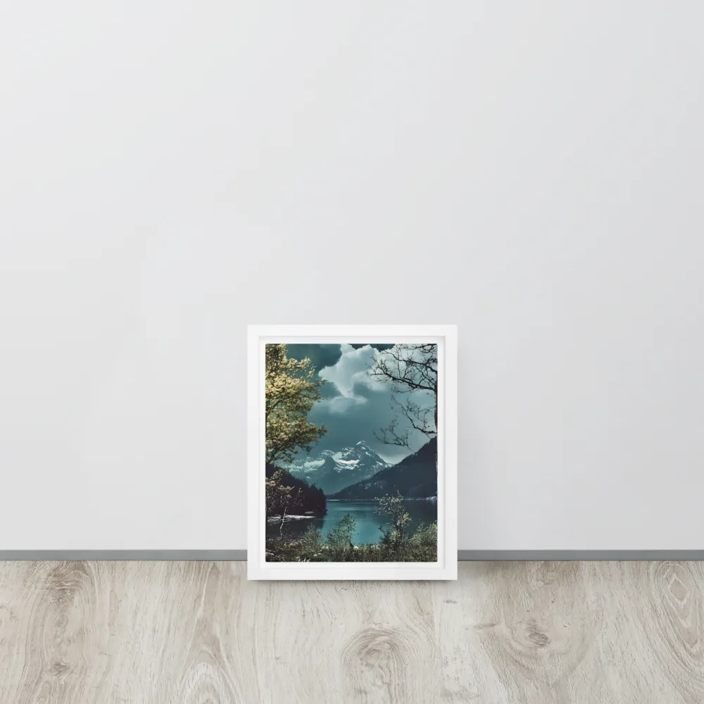 Whispers of Tranquility | Canvas with White Frame | 8″×10″