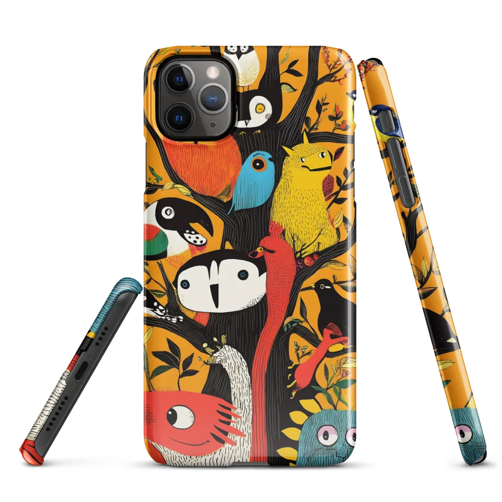 Whimsical Woodland Creatures | Phone Case |  11 Pro Max | Snap Case | Glossy