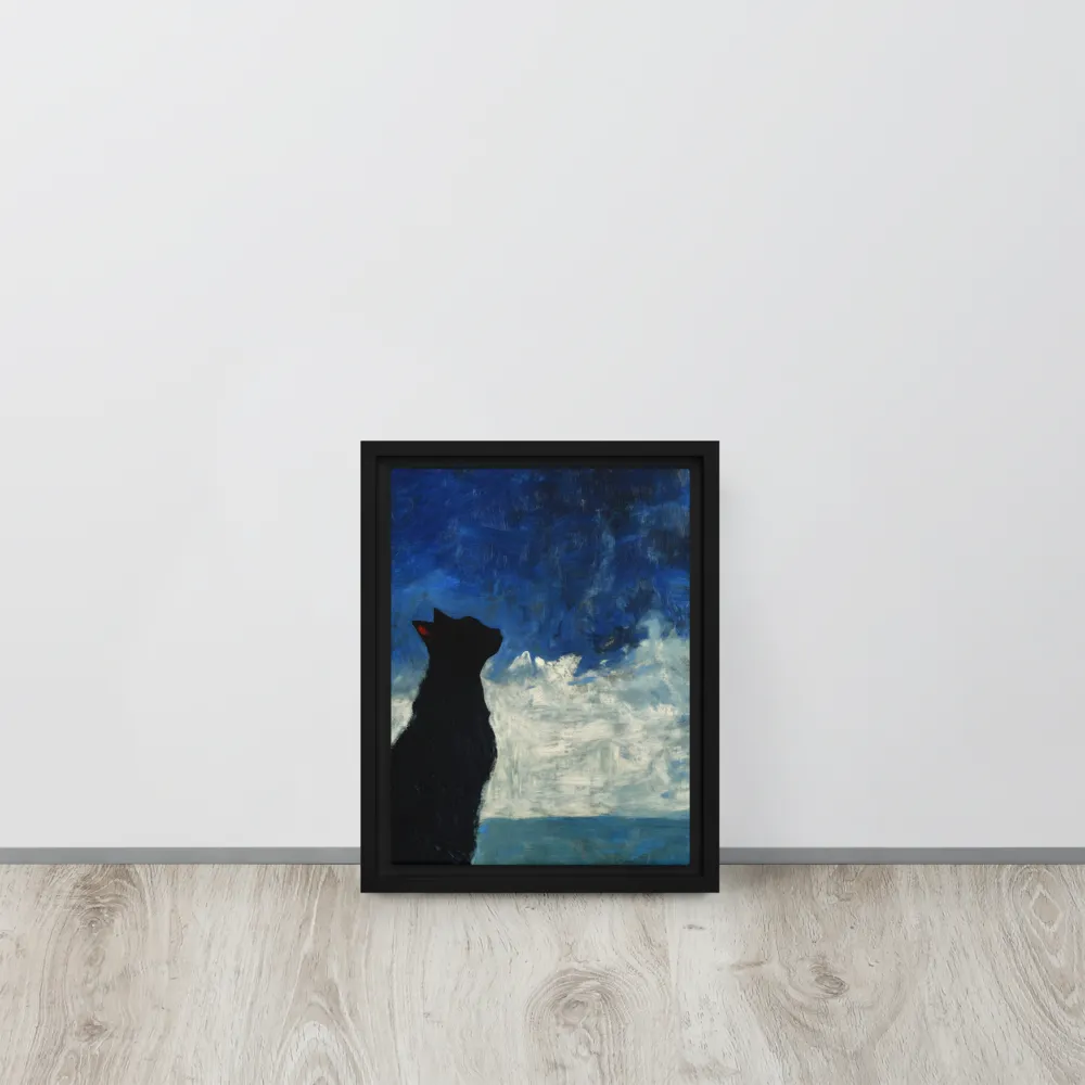 Serenade of the Night | Canvas with Black Frame | 9″×12″