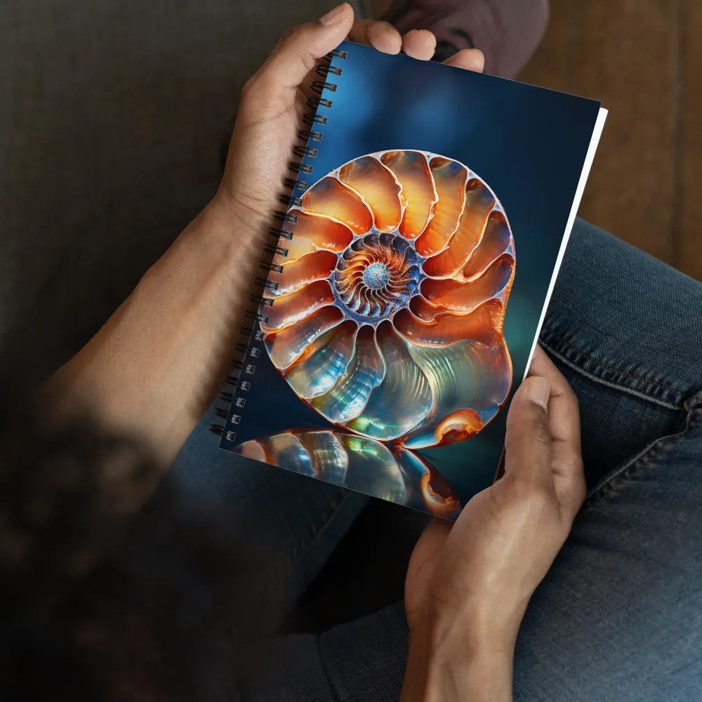 Elegance of the Nautilus Shell | Spiral Notebook