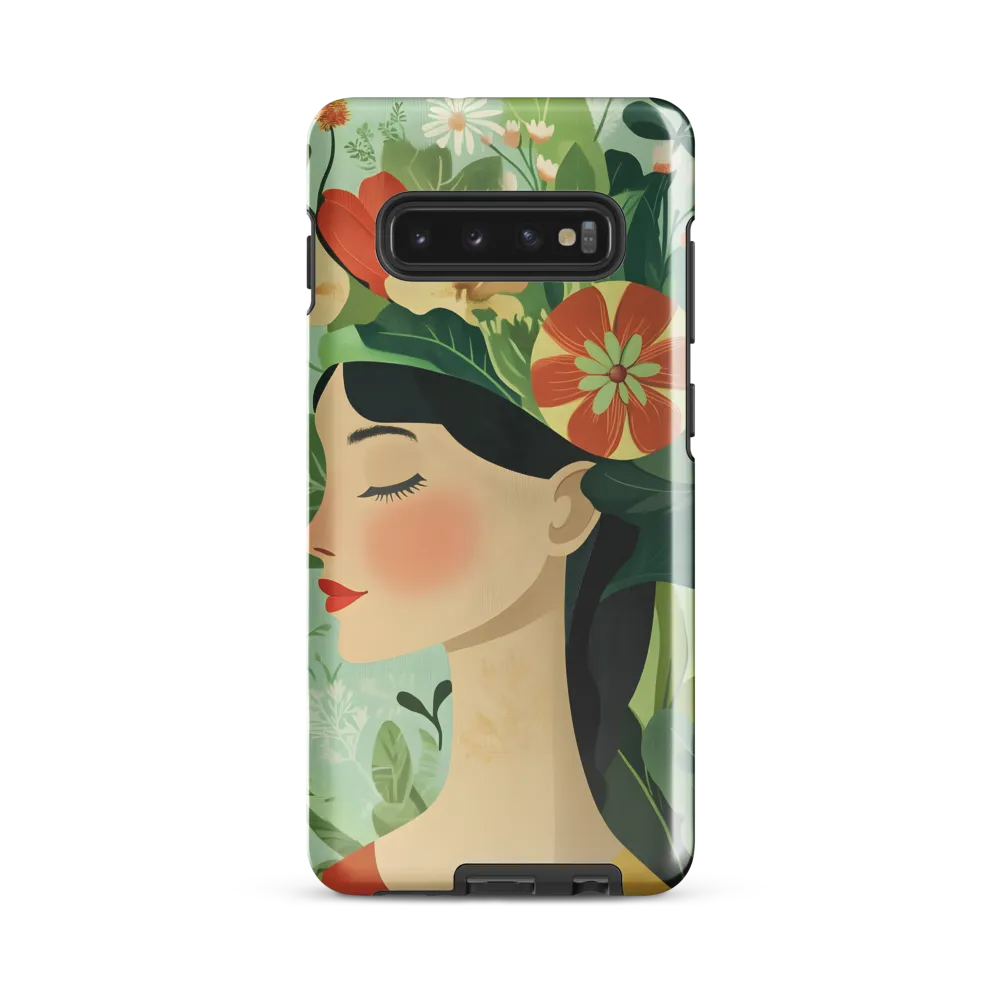 Serenity in Bloom | Phone Case |  S10 Plus | Tough Case | Glossy