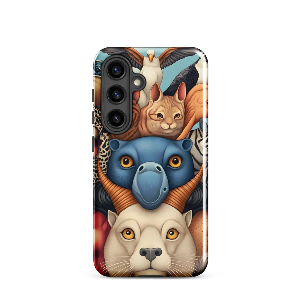 Harmonious Echoes of Wildlife | Phone Case |  S24 | Tough Case | Glossy