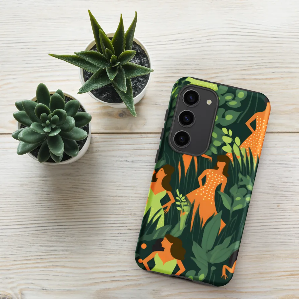 Harmony in Green | Phone Case |  S23 | Tough Case | Matte