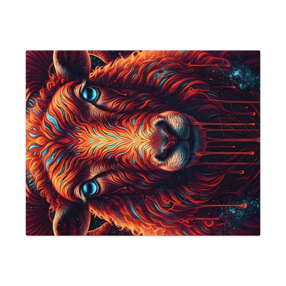 Luminous Ram 
 Jigsaw Puzzle in Tin Box