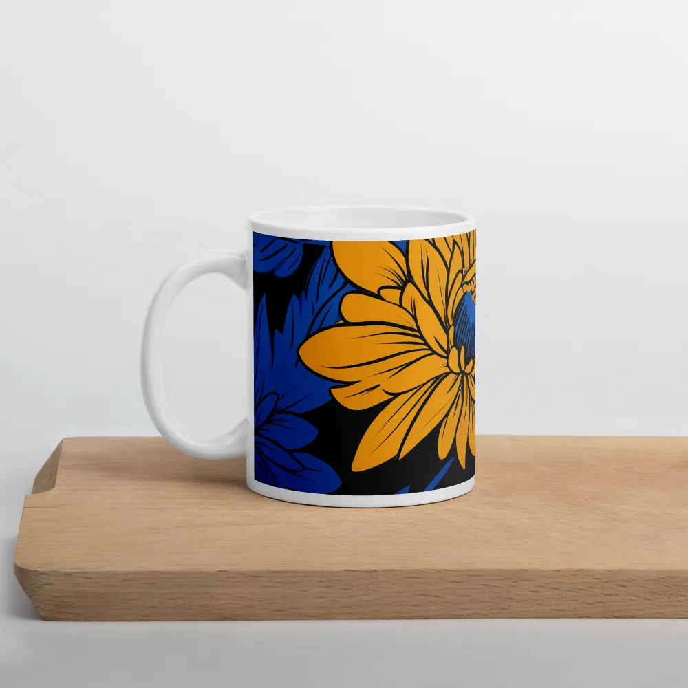 A Symphony of Blooms | Mug with White inside | 11 oz