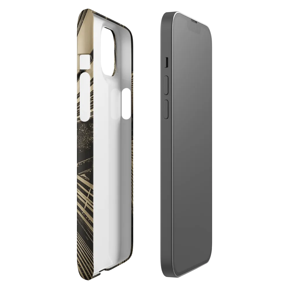 Urban Symphony: Aerial Perspective of City Life | Phone Case |  14 Plus | Snap Case | Matte