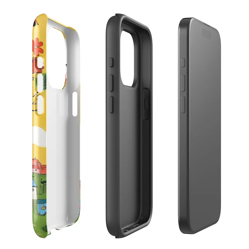 Whimsical Blooms of Life | Phone Case |  15 Pro | Tough Case | Glossy