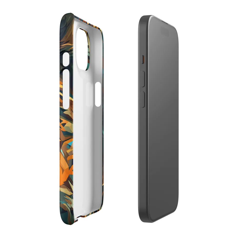 Wild Symphony: Abstract Tigers | Phone Case |  15 | Snap Case | Matte