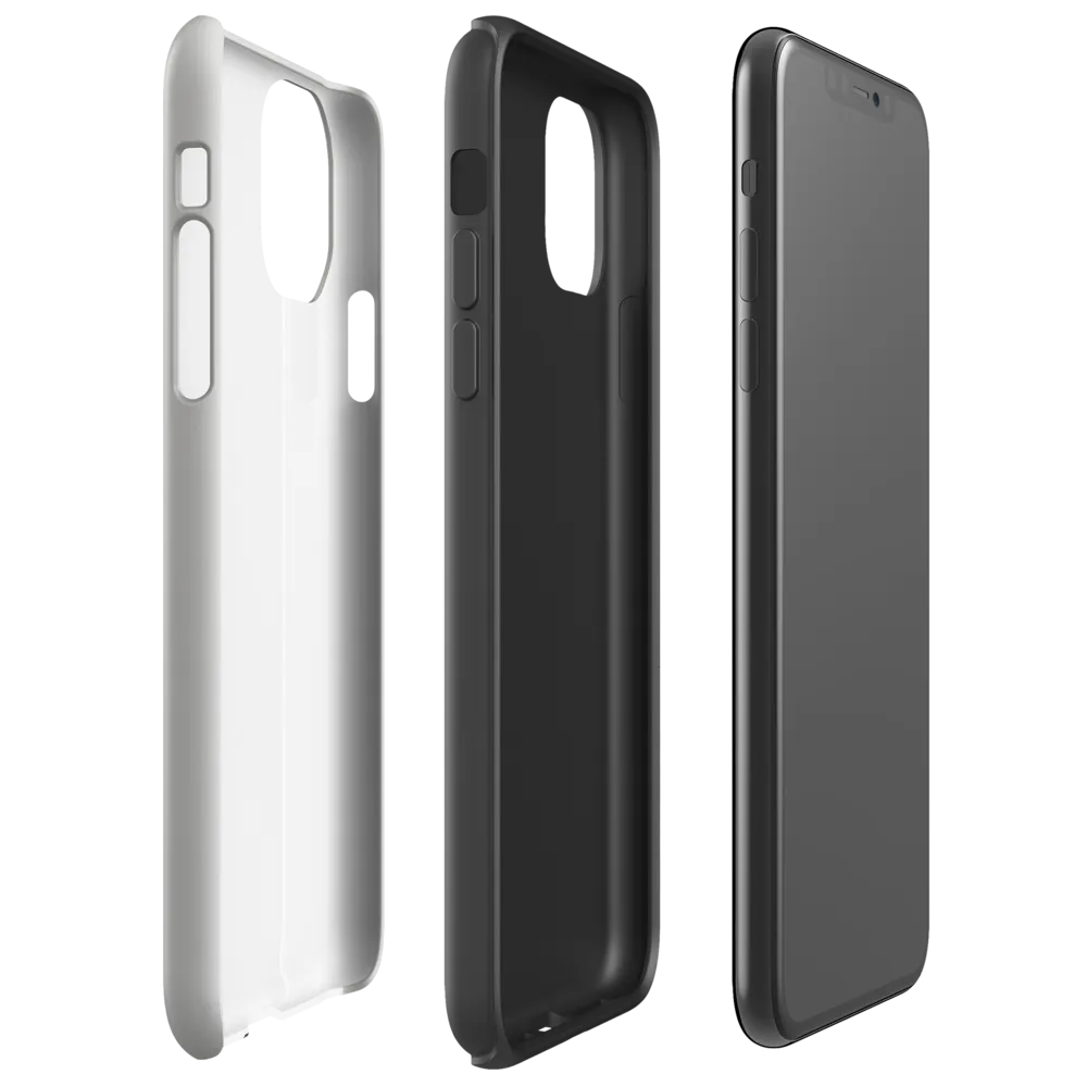 Monochrome Serenity | Phone Case |  11 Pro Max | Tough Case | Glossy