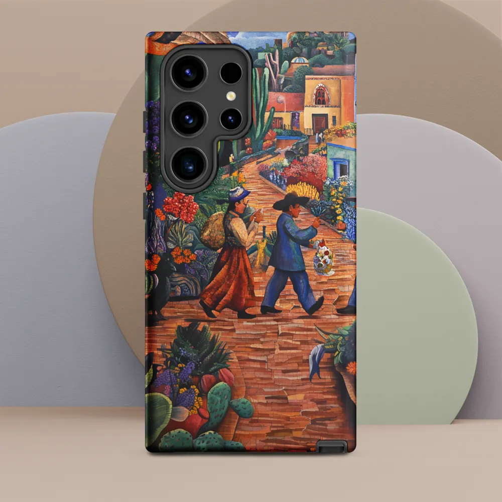 A Mosaic Journey Through Colorful Landscapes