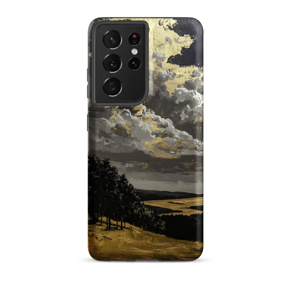 Golden Serenity in a Dramatic Sky | Phone Case |  S21 Ultra | Tough Case | Matte