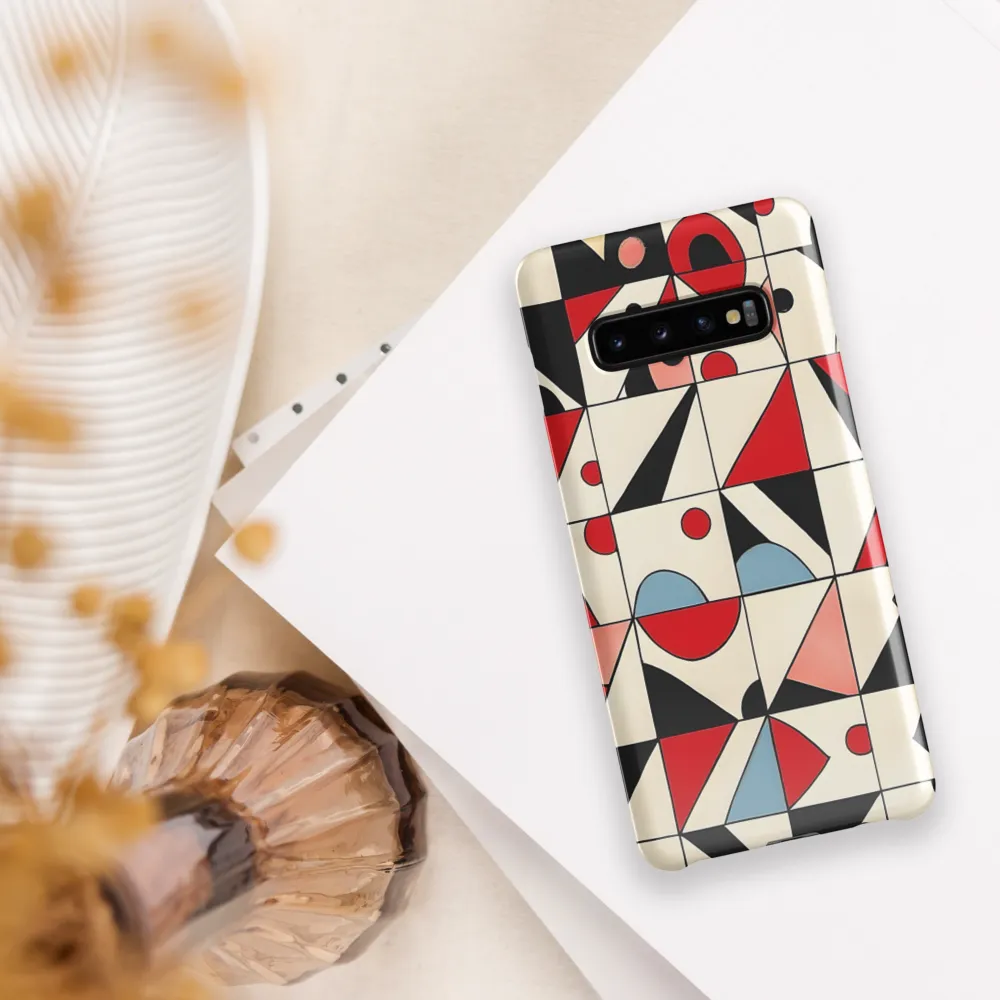 Dynamic Geometric Harmony | Phone Case |  S10 Plus | Snap Case | Glossy