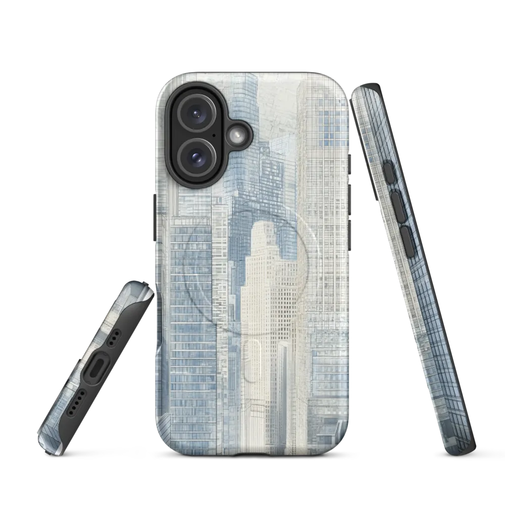 Urban Serenity: A Modern Cityscape | Phone Case |  16 | MagSafe® Tough Case | Matte