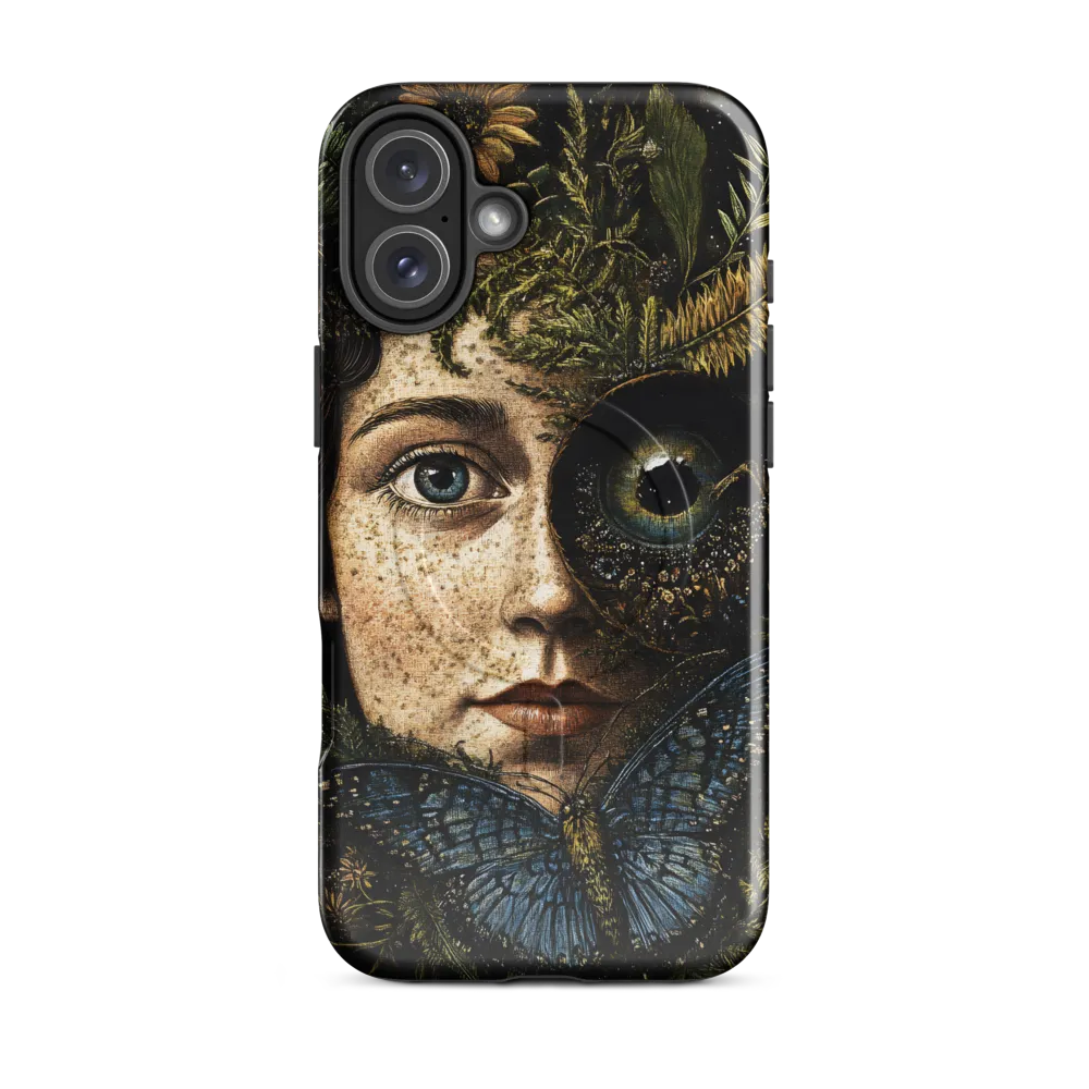 Nature's Embrace: A Surreal Portrait | Phone Case |  16 Plus | MagSafe® Tough Case | Glossy