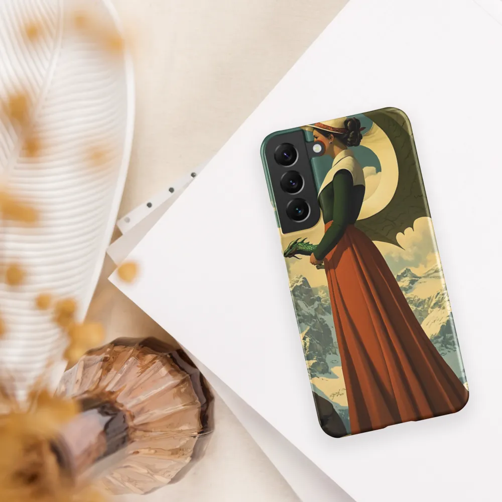 Mystic Harmony: The Dragon Keeper | Phone Case |  S22 Plus | Snap Case | Matte