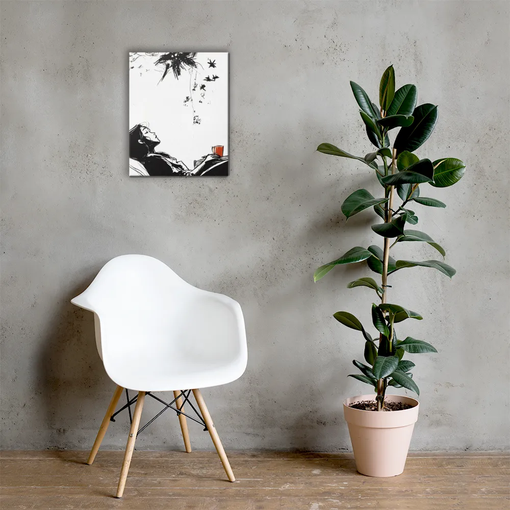 Contemplative Serenity | Canvas | 16″×20″