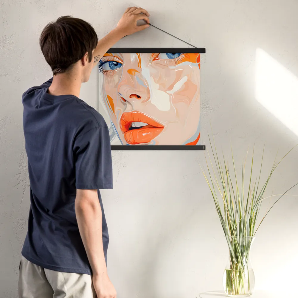 Ethereal Expressions | Poster With Black Wood Hanger | 18″×18″