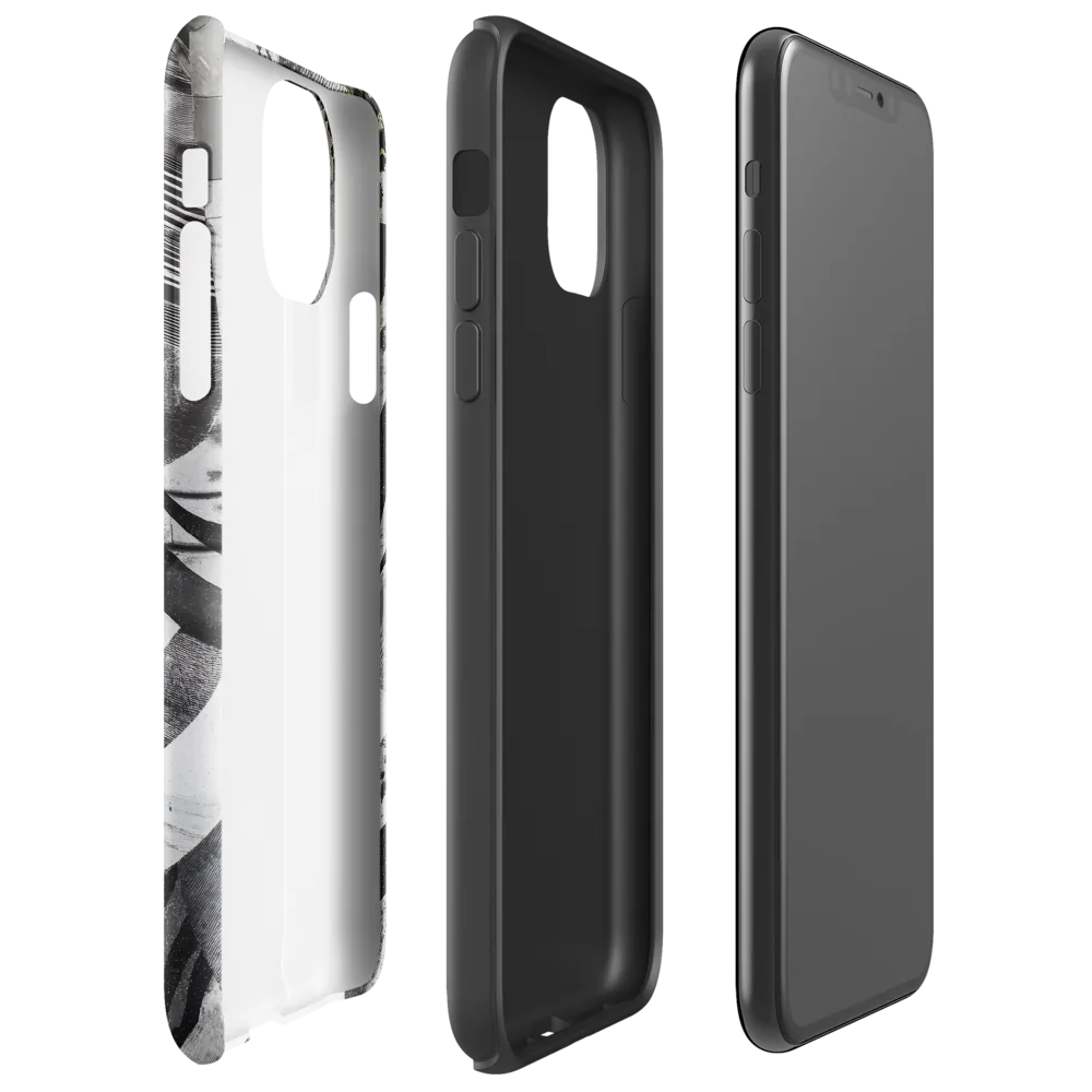 Fluidity in Monochrome | Phone Case |  11 Pro Max | Tough Case | Glossy