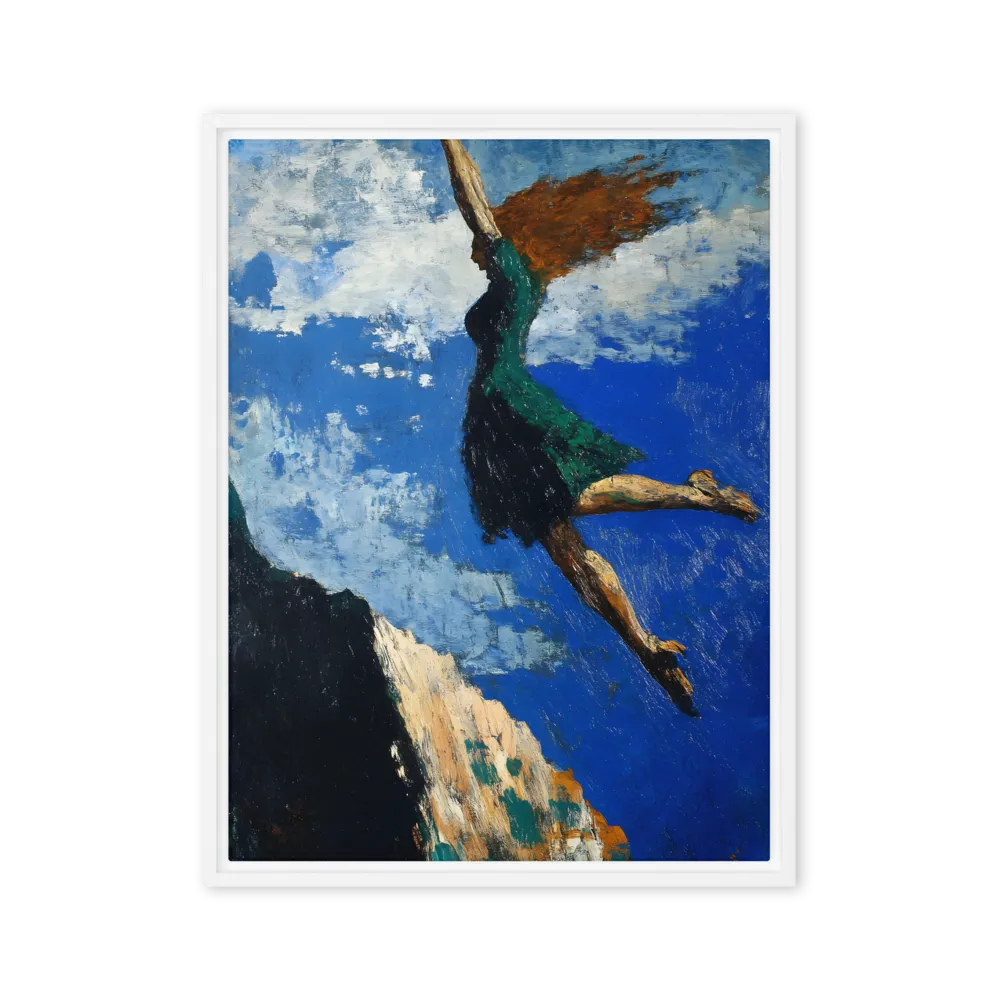 Boundless Ascent | Canvas with White Frame | 24″×32″