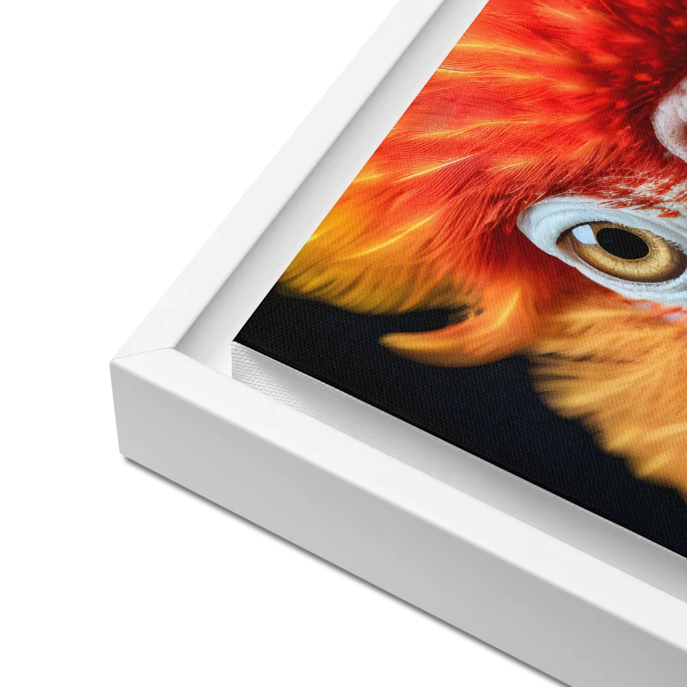 The Fiery Gaze of the Parrot