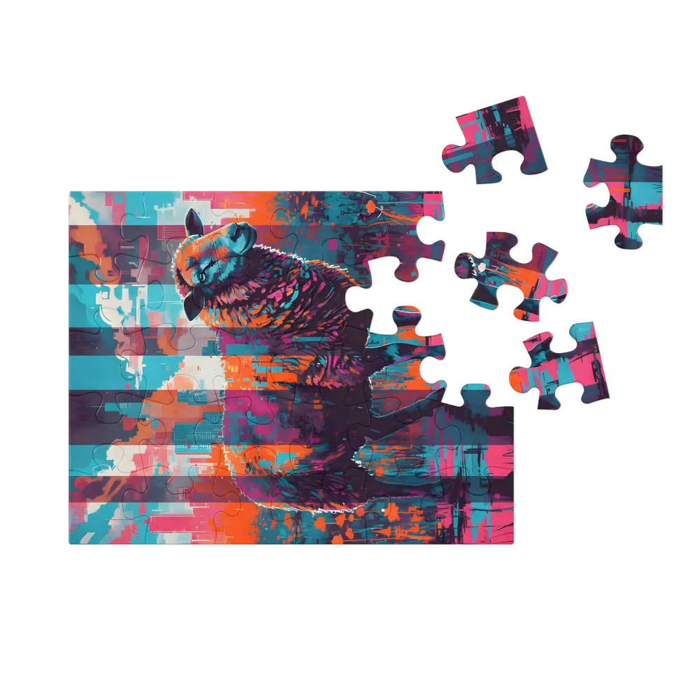 Neon Pasture 
 Jigsaw Puzzle in Tin Box