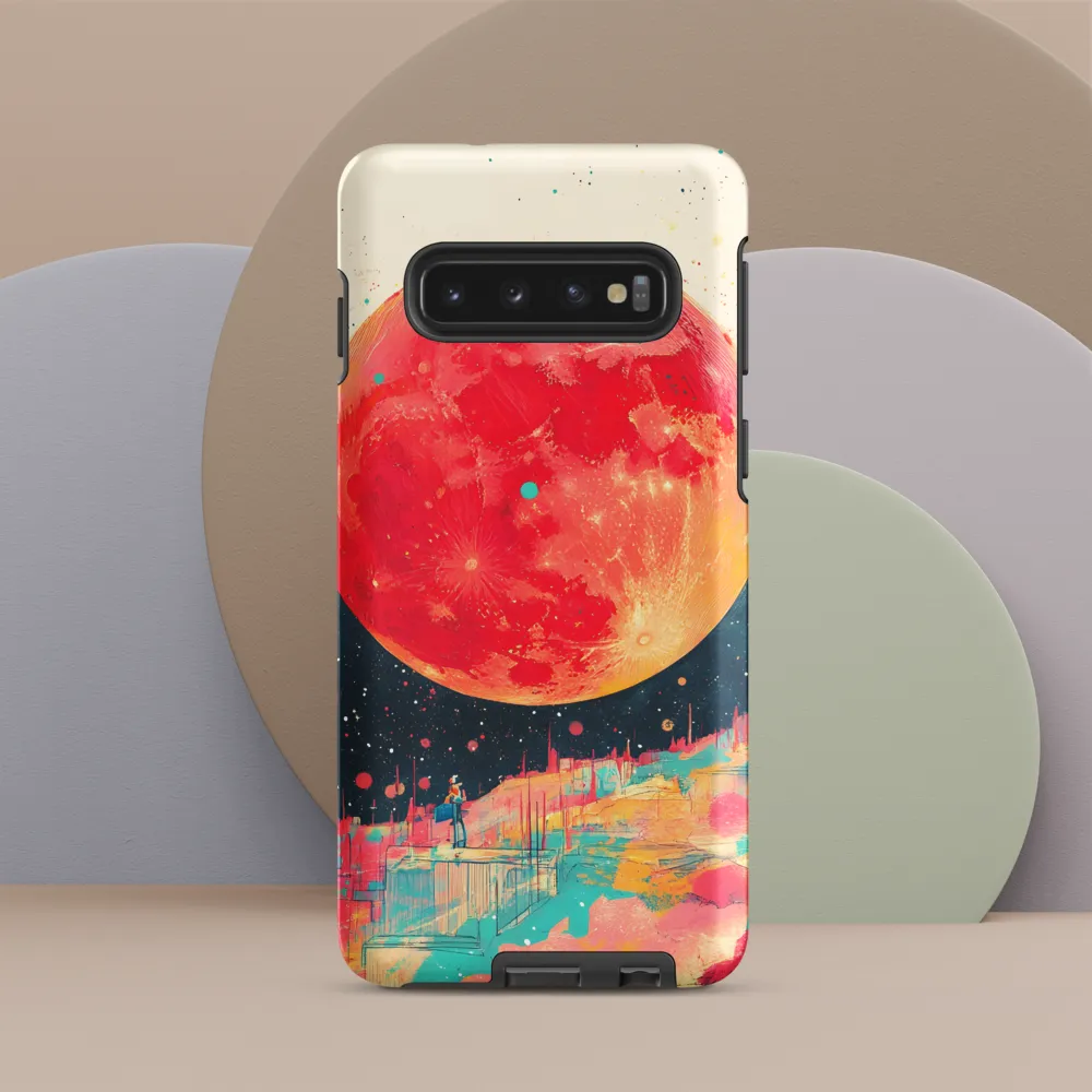 Crimson Dreams: A Lunar Exploration