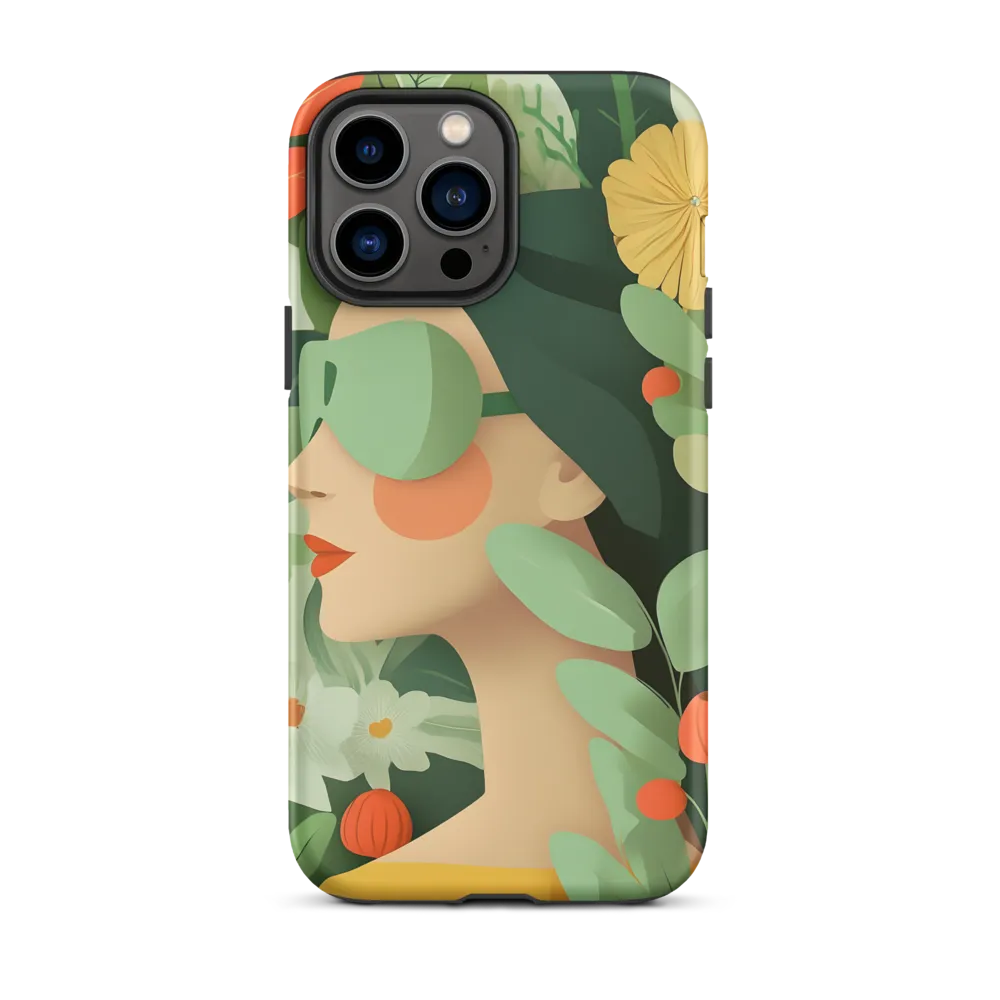 Nature's Serenity: A Modern Portrait | Phone Case |  13 Pro Max | Tough Case | Matte