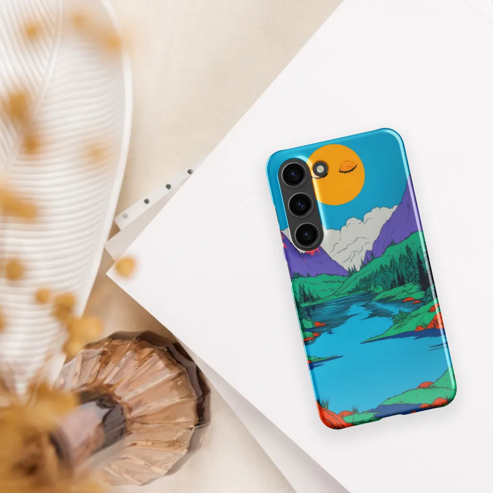 Whimsical Serenity in Vibrant Colors