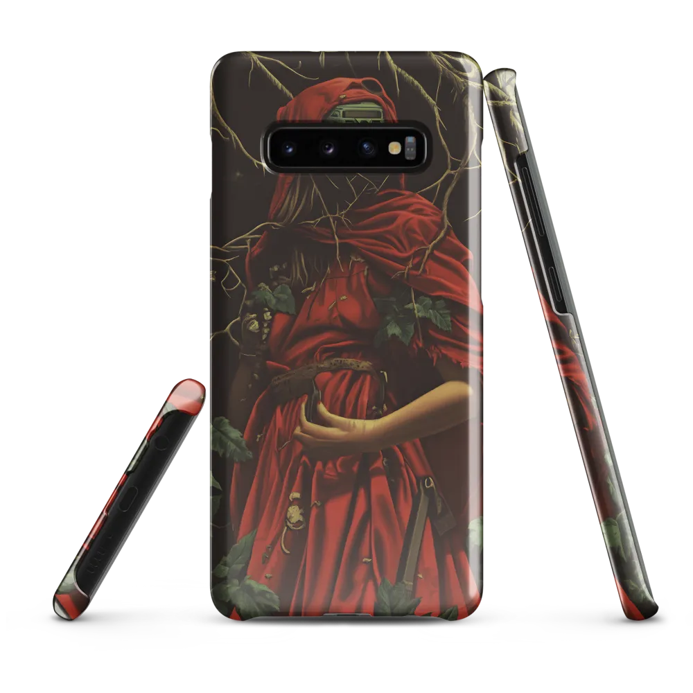 The Enigmatic Cloaked Traveler | Phone Case |  S10 Plus | Snap Case | Glossy