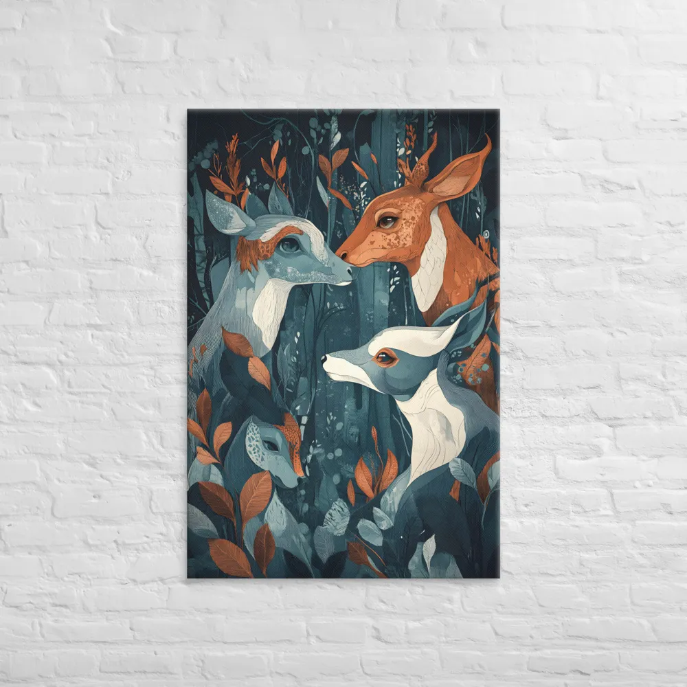 Curious Encounters in the Woodland | Art Print