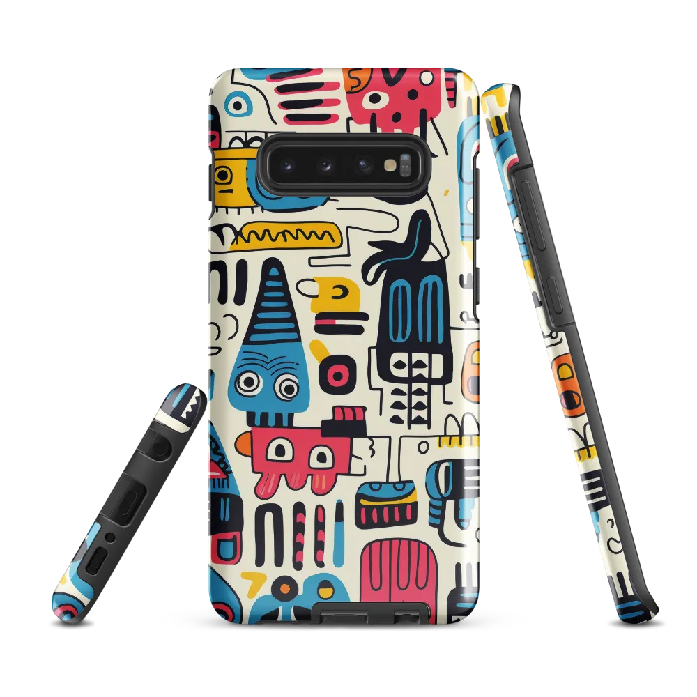 Vibrant Whimsy | Phone Case |  S10 Plus | Tough Case | Glossy